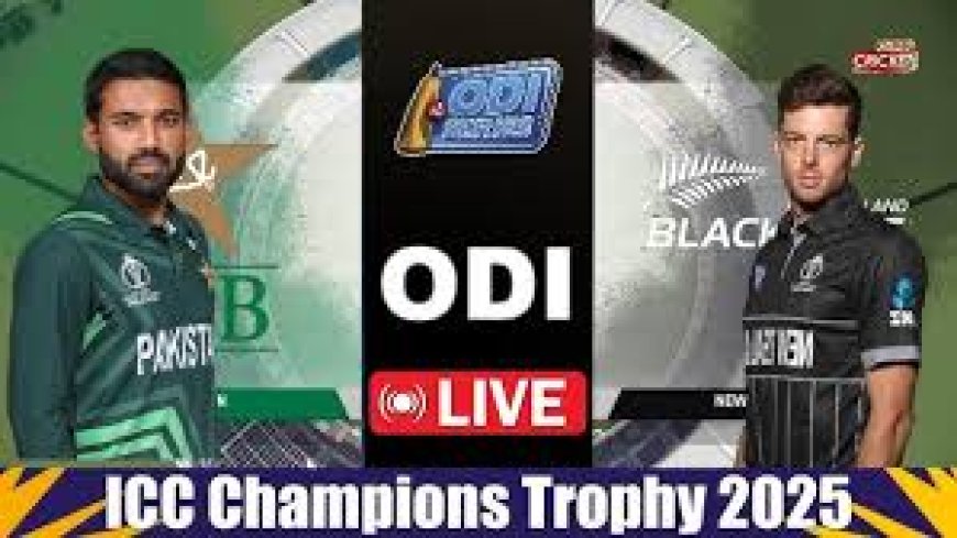 pak vs nz champions trophy 2025 live