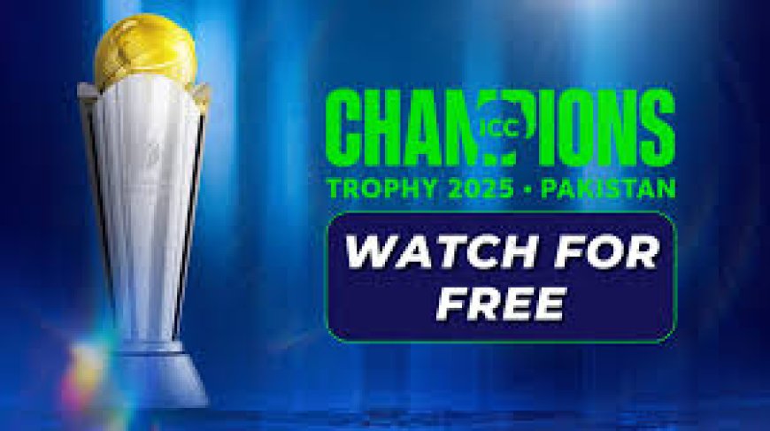 icc champions trophy 2025 live streaming free